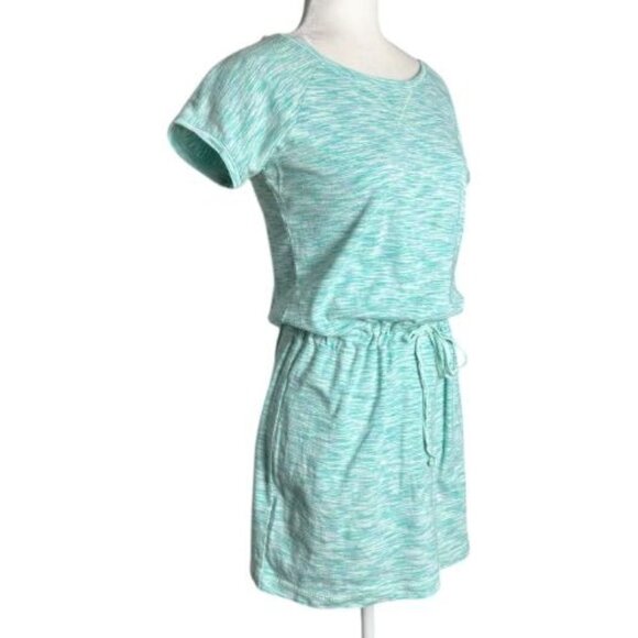 Columbia Green Space-Dye Waist-Tie Short Sleeve Casual Dress Women's Size SM - Picture 5 of 9